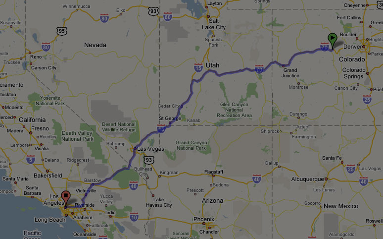 vail, colorado to los angeles